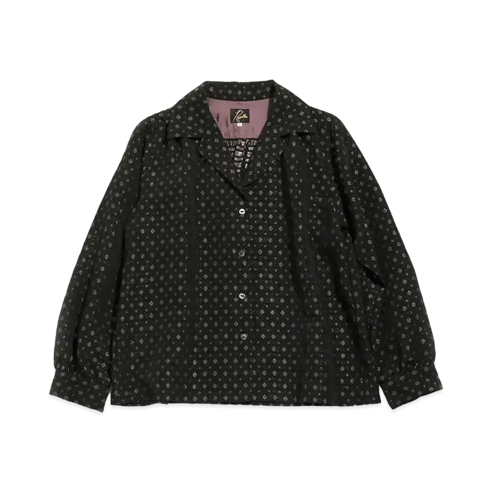 Needles GATHERED BLOUSE - DIAMOND JQ. (FOR MOMEN) "Black"