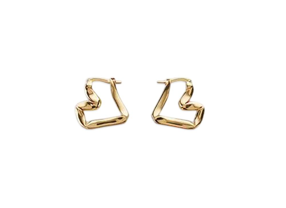 Bottega Veneta H Beam Earrings "Chile"