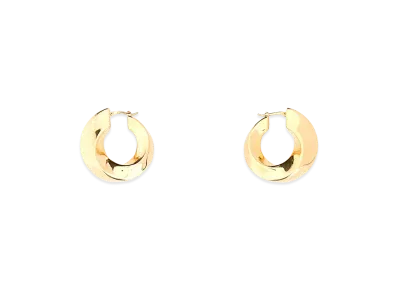 Bottega Veneta Women's Twist Hood Earrings "Gold"