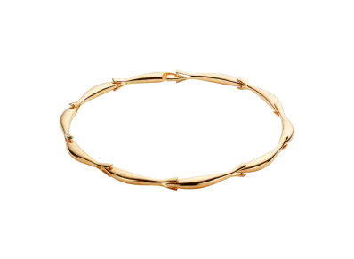Bottega Veneta Sardine Necklace "Yellow Gold"