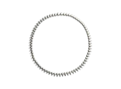 Bottega Veneta Drop Necklace "Silver"