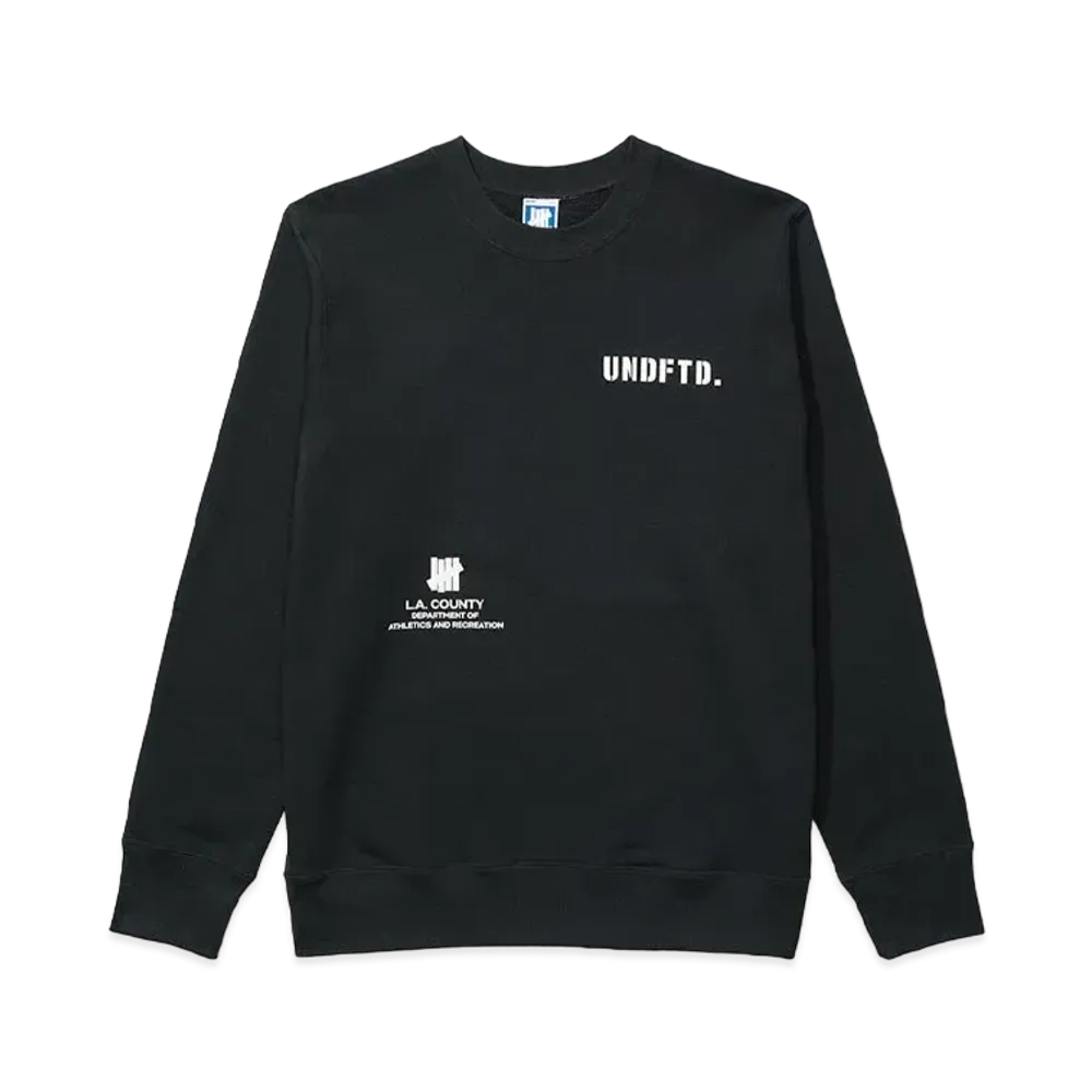 UNDEFEATED DEPT CREWNECK - 20073 "Black"