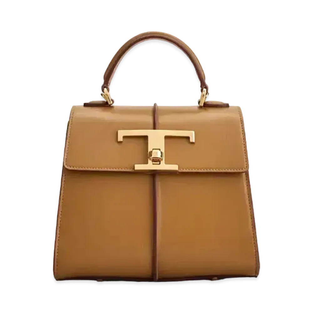TOD'S Timeles Leather Handbag Mini "Beige"