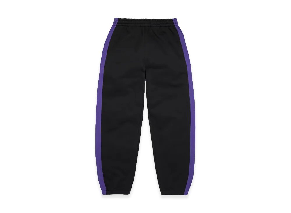 DENIM TEARS DT Stripe Open Hem Sweatpant "Black"