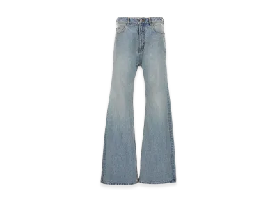BALENCIAGA Women's Flared Jeans "Light Blue"