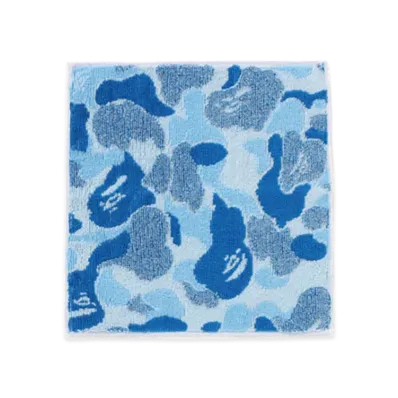 A BATHING APE ABC Camo Hand Towel "Blue"
