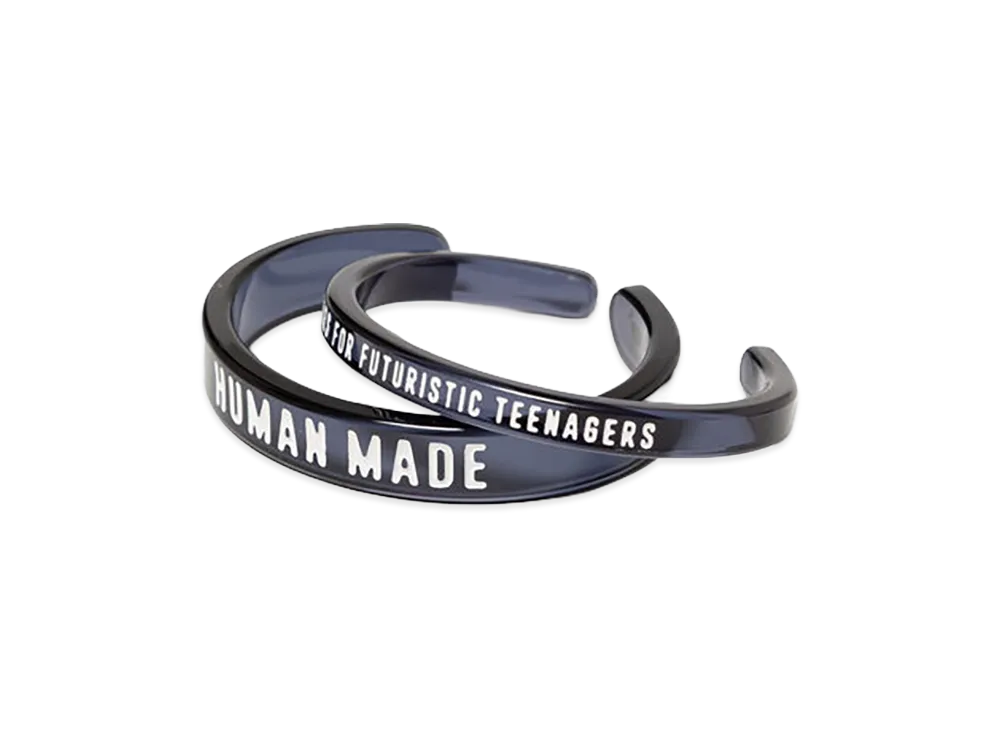 HUMAN MADE Acrylic Bangle Set "Black"