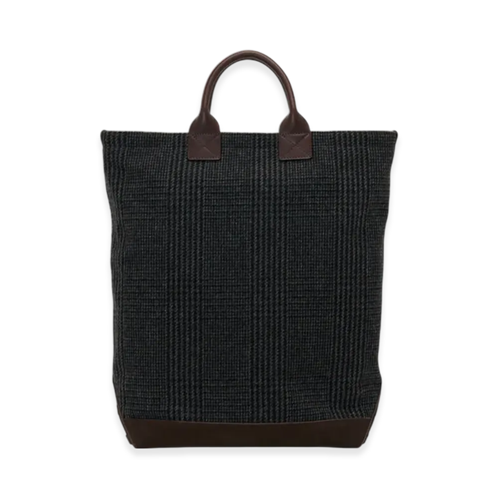 Hender Scheme Tweed Tote Big "Dark Brown"
