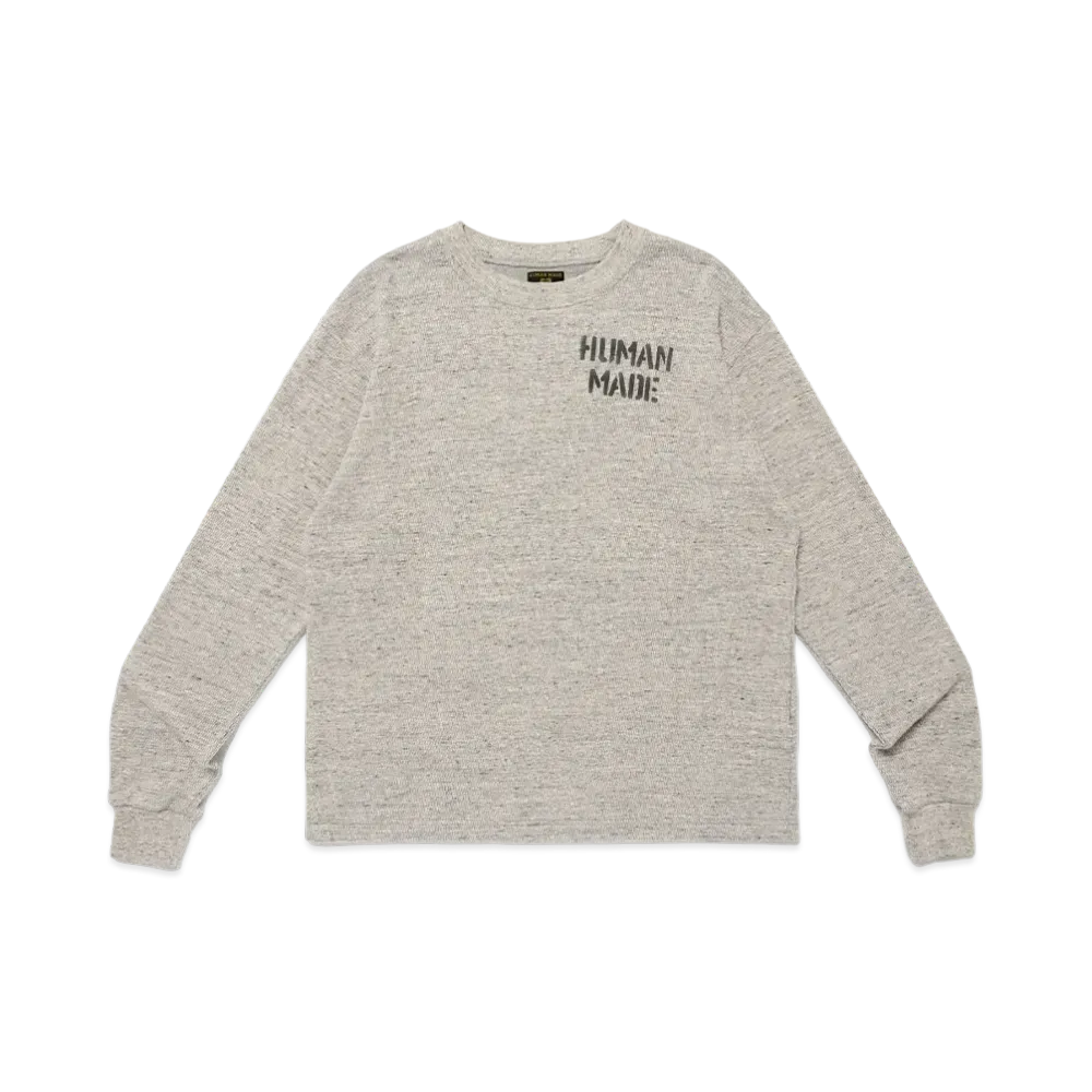 HUMAN MADE Thermal L/S T-Shirt "Gray"
