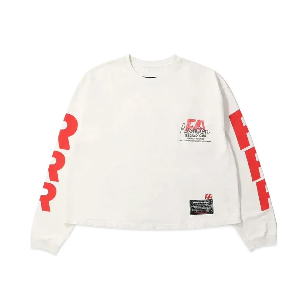 UNION Fa.Co Ls Tee Optic "White/Red"