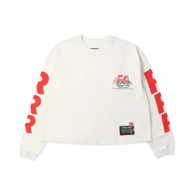 UNION Fa.Co Ls Tee Optic "White/Red"
