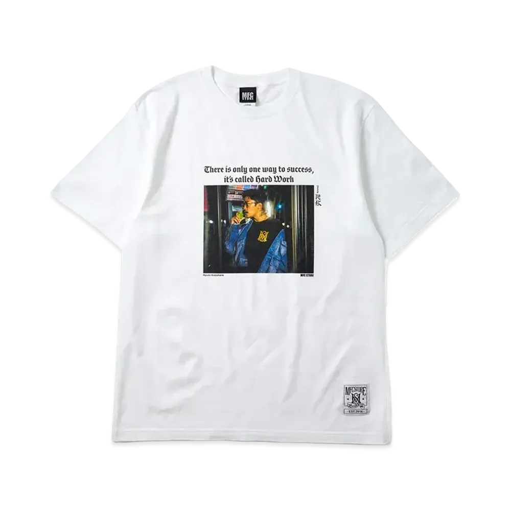 MFC STORE x 数原龍友 x RK There Is Only One Way To Success It's Called Hard Work Tee "White"