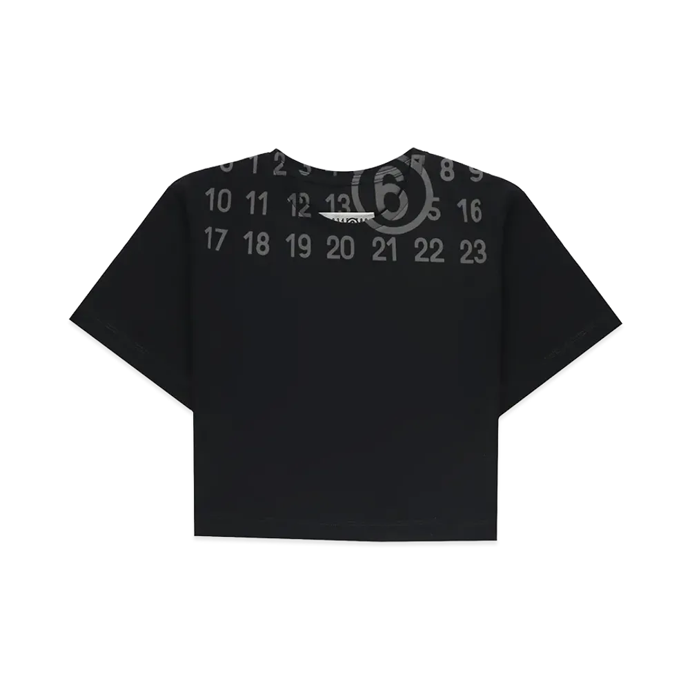 MM6 Maison Margiela Kids T-Shirts "Black"
