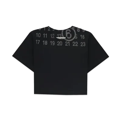 MM6 Maison Margiela Kids T-Shirts "Black"