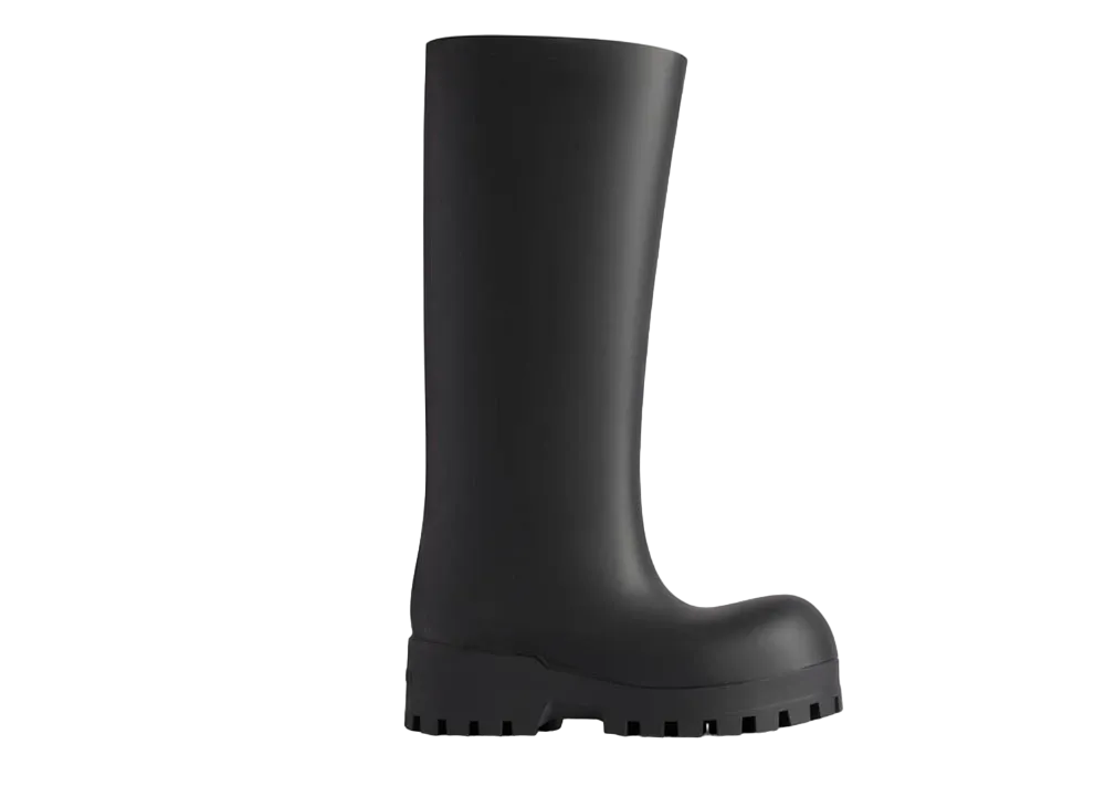 BALENCIAGA Women's Bulldozer Rainboot "Black"
