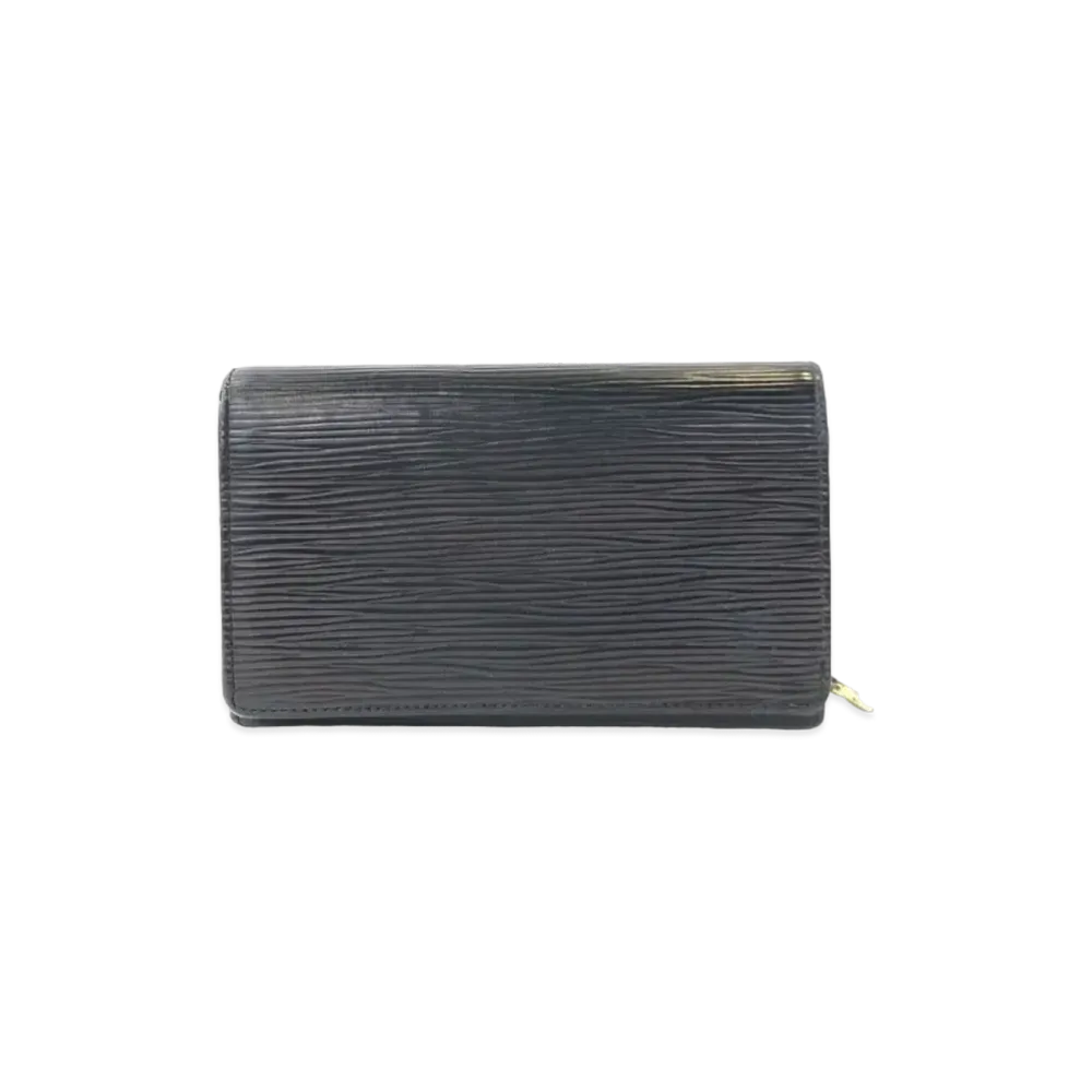 Louis Vuitton Tresor Wallet Epi "Noir"