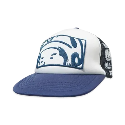 BILLIONAIRE BOYS CLUB BB SOLAR SYSTEMS TRUCKER HAT "NAVY PEONY"