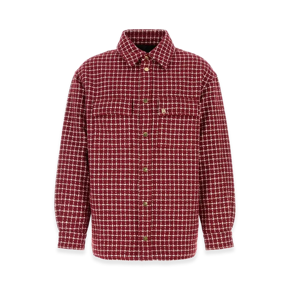 AMIRI Embroidered Boucle Jacket "Red"