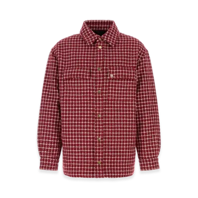 AMIRI Embroidered Boucle Jacket "Red"