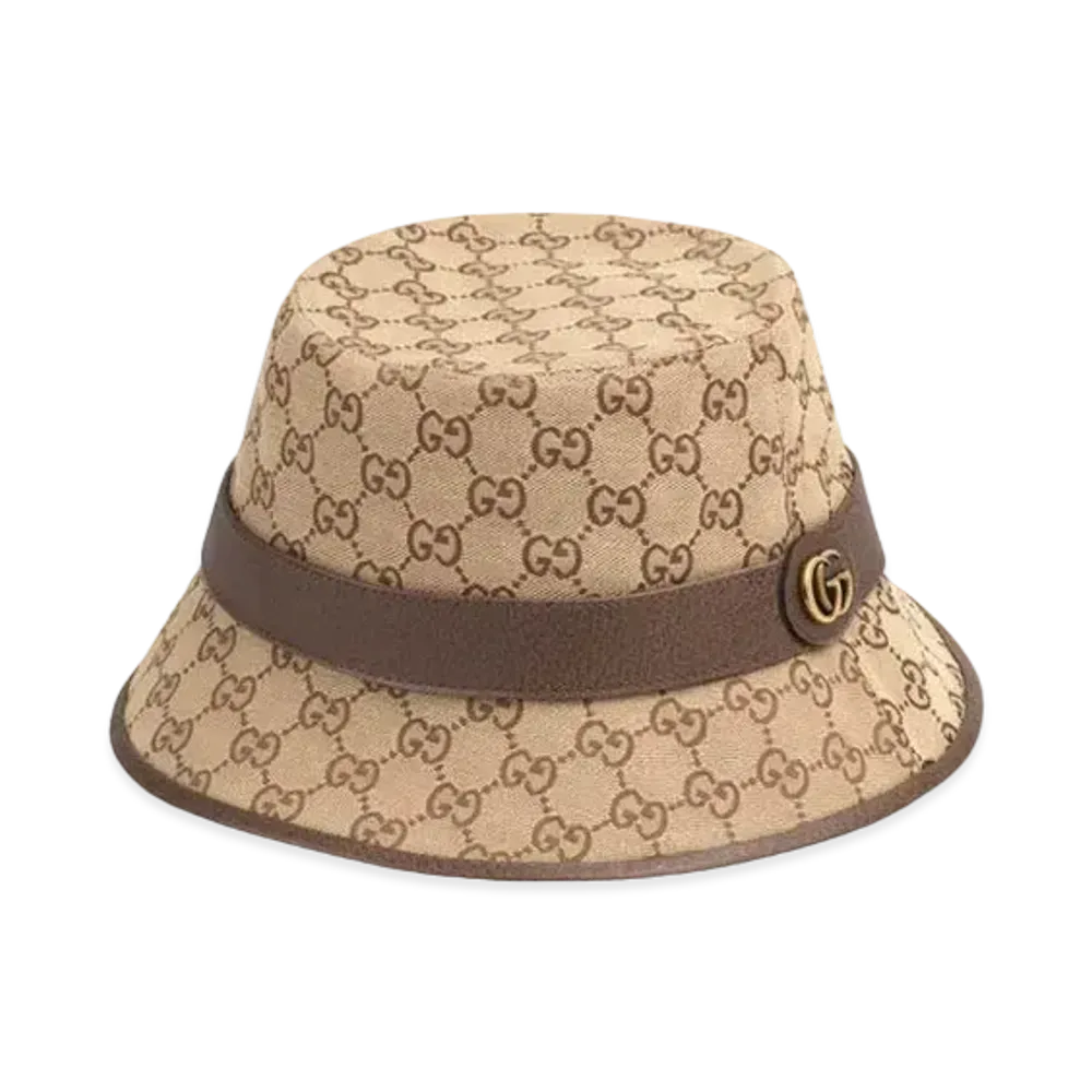 GUCCI GG Canvas Bucket Hat "Beige/Brown"