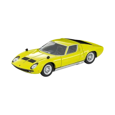 TOMYTEC "TOMICA LIMITED VINTAGE" 1/64 LV Lamborghini Miura S (Yellow Green)