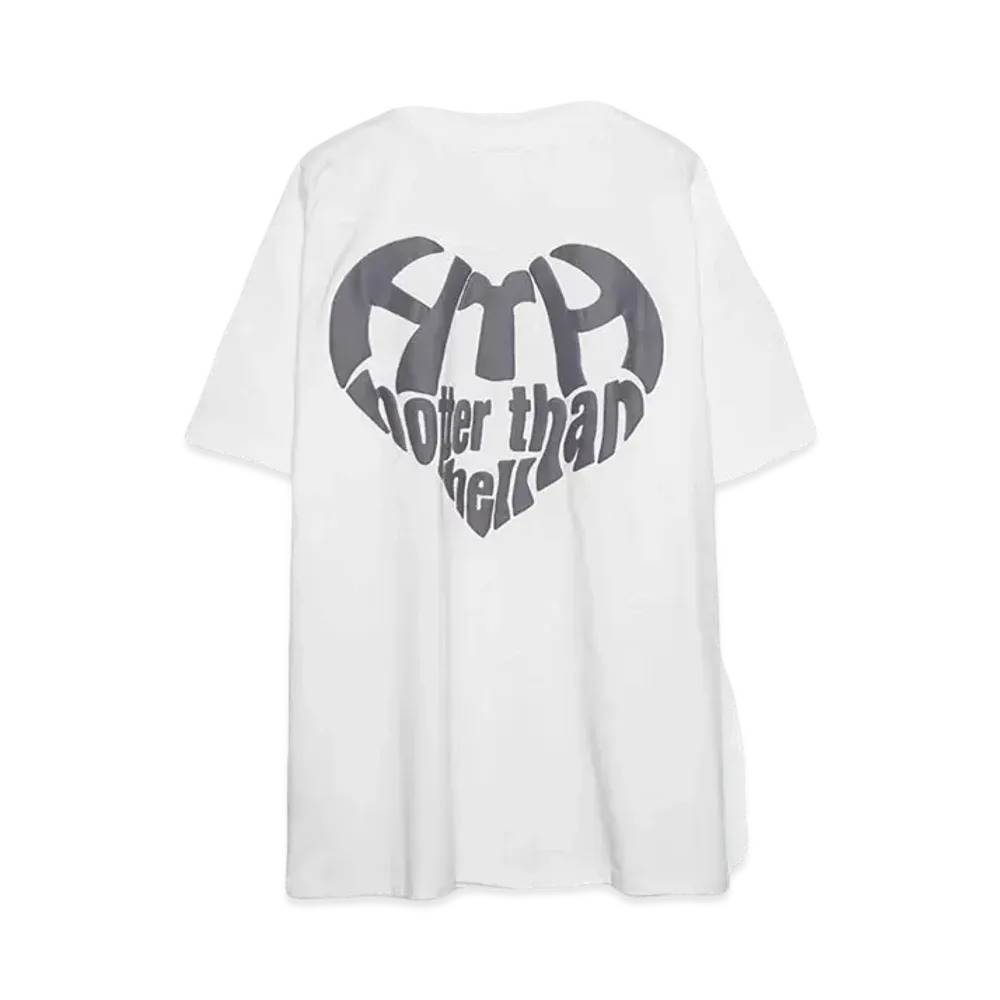 HTH Heart logo tee "WHITE"