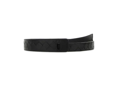 Bottega Veneta Women's Leather Belt "Black"