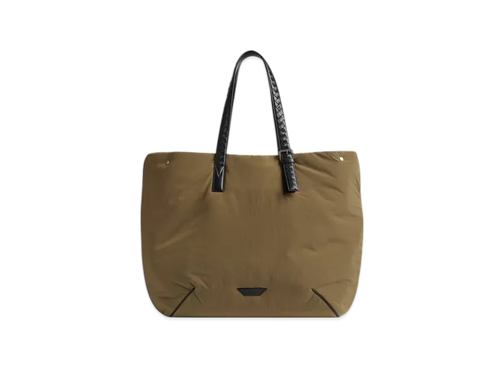 Bottega Veneta Crossroad Buckle Tote "Mud/Black"