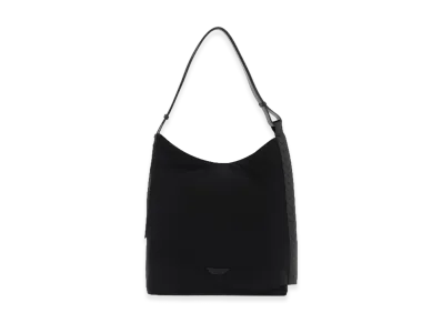 Bottega Veneta Fabric Shoulder Bag "Black"