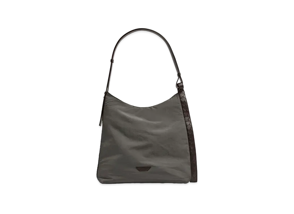 Bottega Veneta Large Crossroad Hobo "Light Graphite"