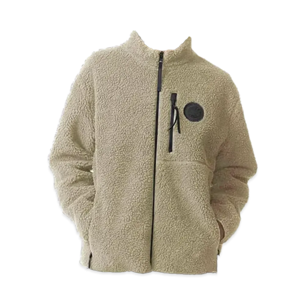 CANADA GOOSE Kinross Reversible Fleece Jacket Black Label Fusion Fit "Tan"