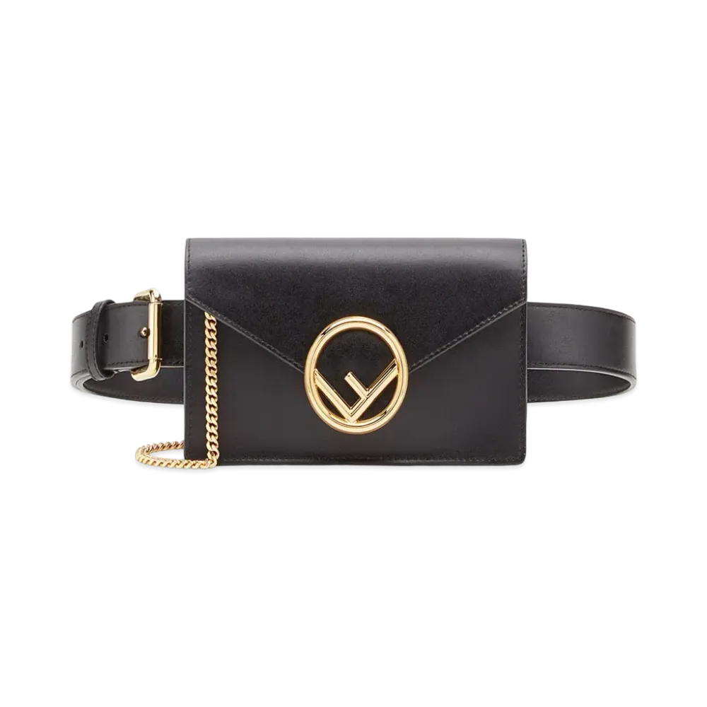 FENDI Belt Bag Leather Belt Bag "Black"