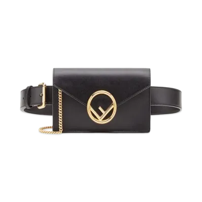FENDI Belt Bag Leather Belt Bag "Black"