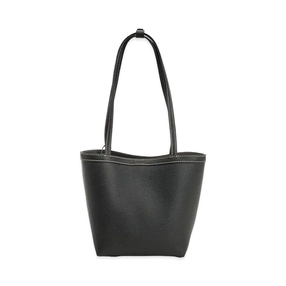 The Row Women's Medium Park Tote Stitch "Black"