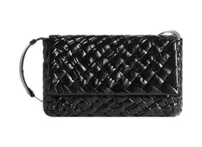 Bottega Veneta Rumple Messenger "Black"