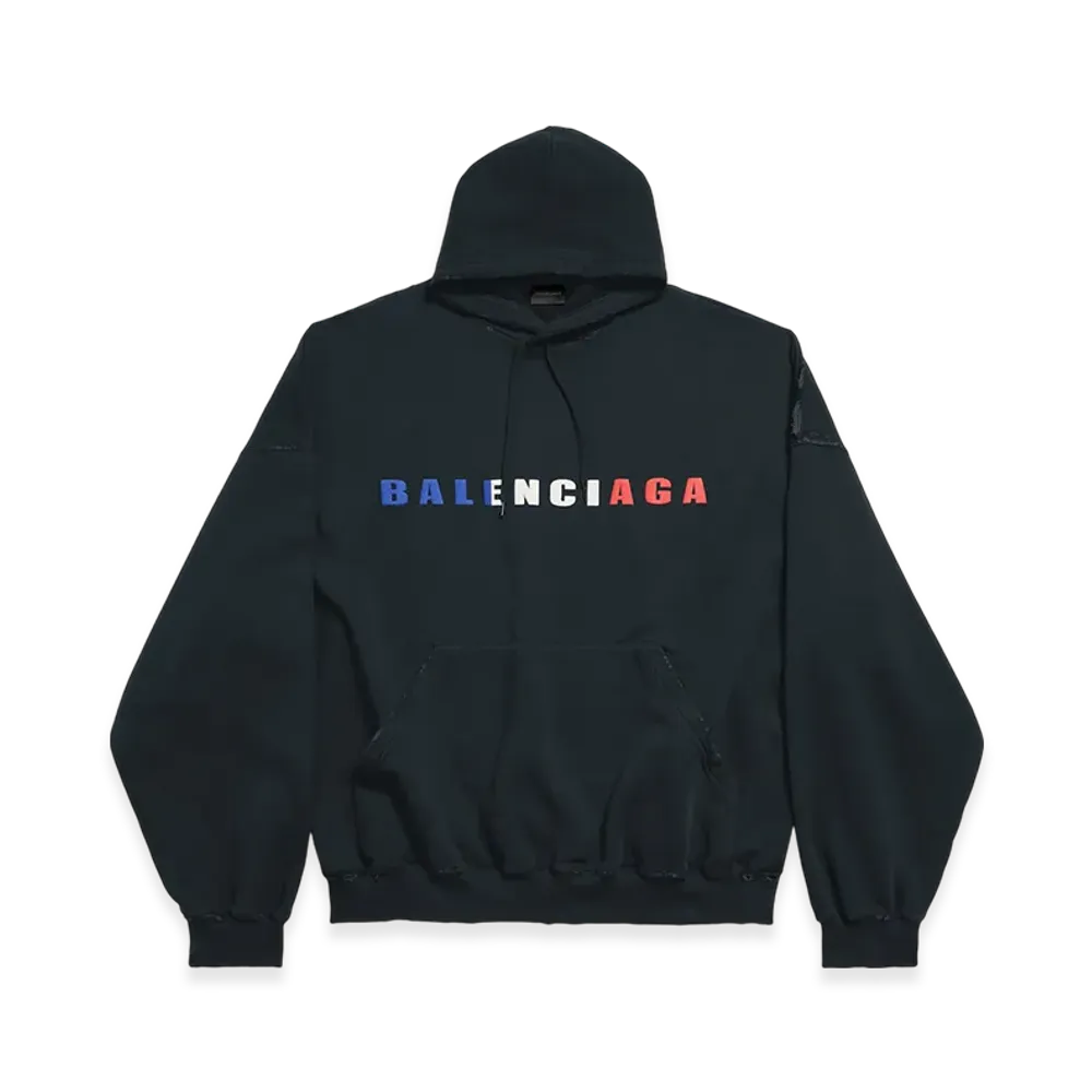 BALENCIAGA International Hoodie Large Fit "Black"