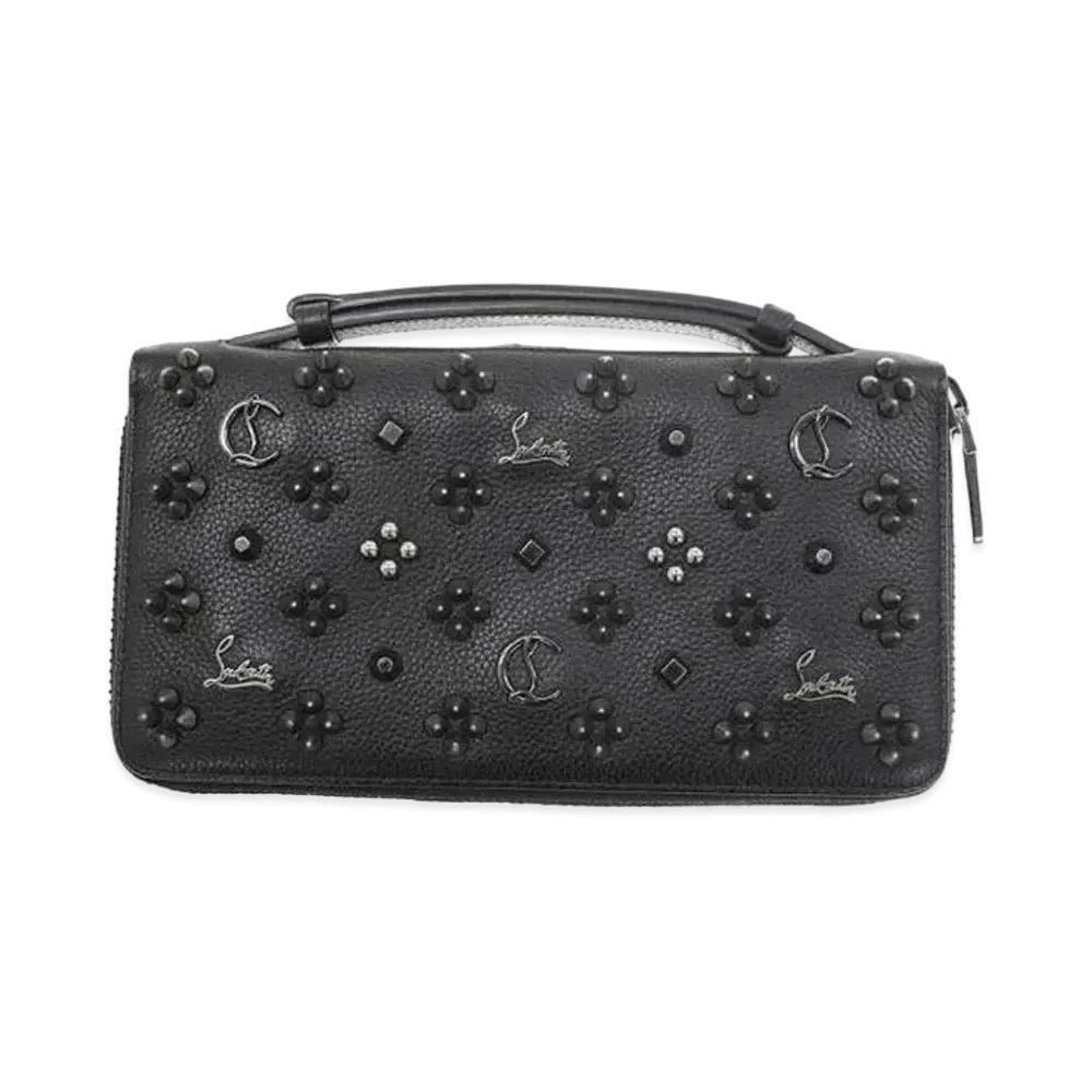 Christian Louboutin Panettone Wallet XL Calf Empire "Black"