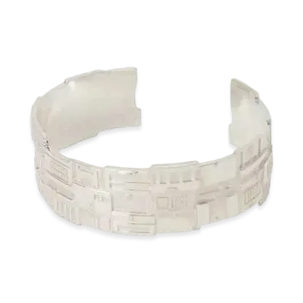Ground Y x CHAINSAW MAN "Don't Ever Open This Door" Silver Bangle "Silver"