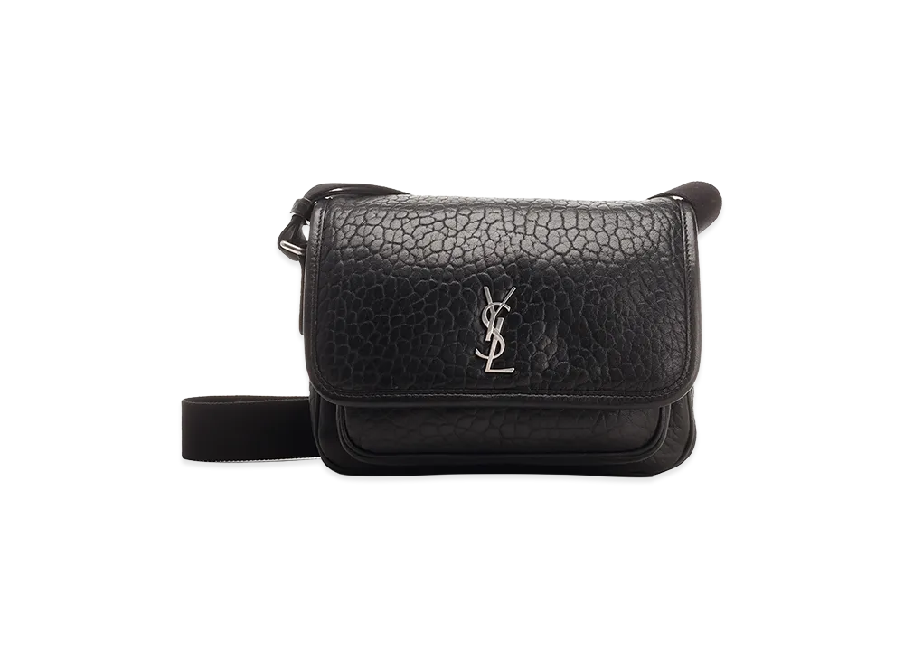 Saint Laurent Leather Messenger 'niki' Small "Black"