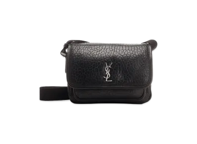 Saint Laurent Leather Messenger 'niki' Small "Black"