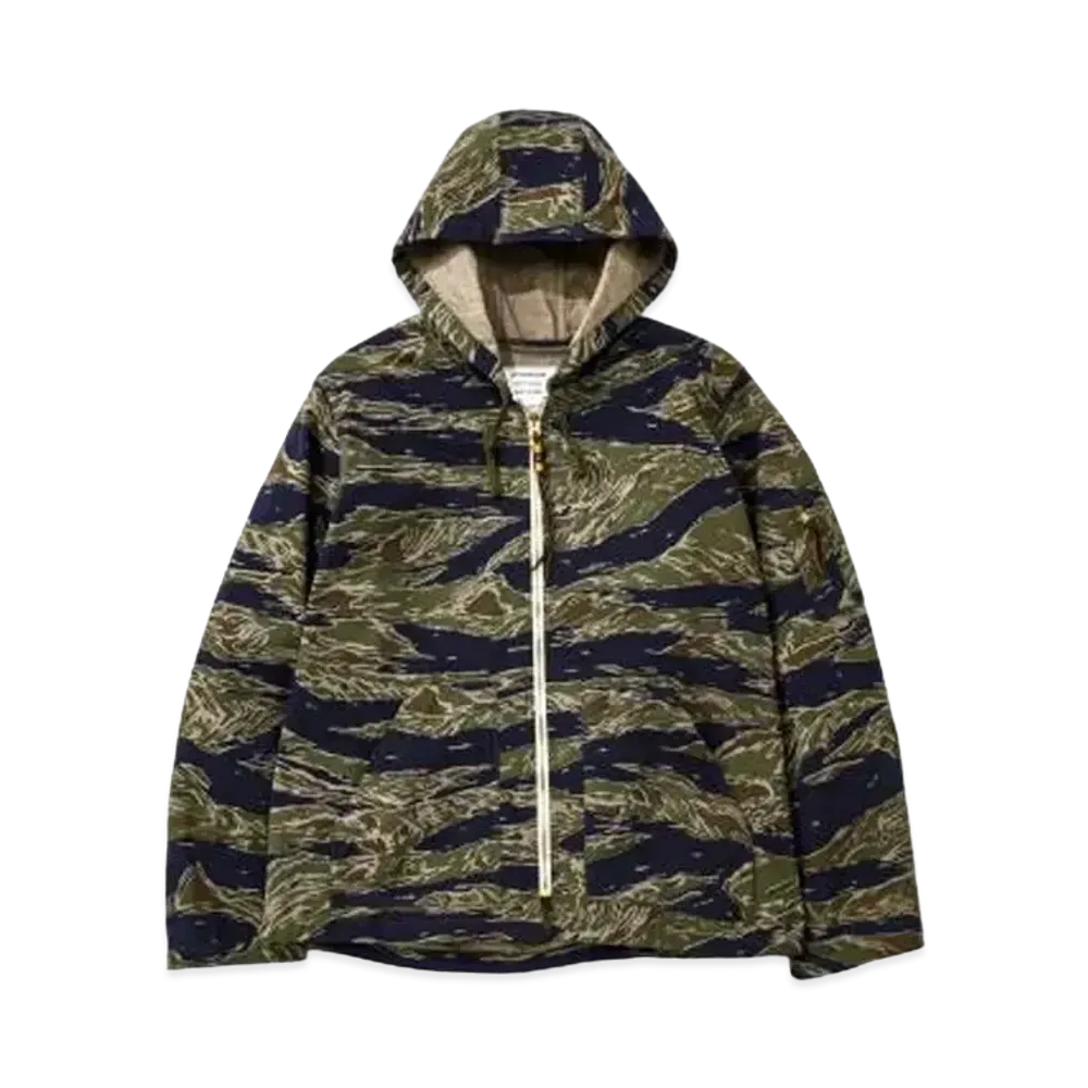 THE REAL McCOY'S TIGER CAMOUFLAGE PARKA / TADPOLE "Green"