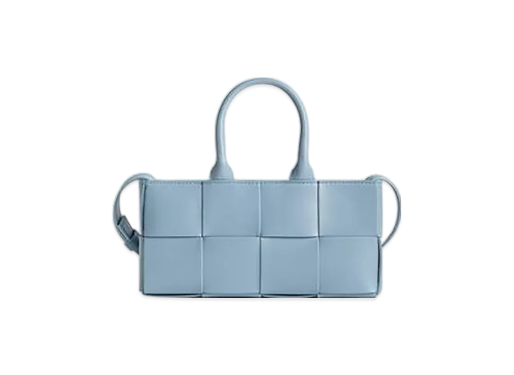 Bottega Veneta East-West Arco Tote "Ice"