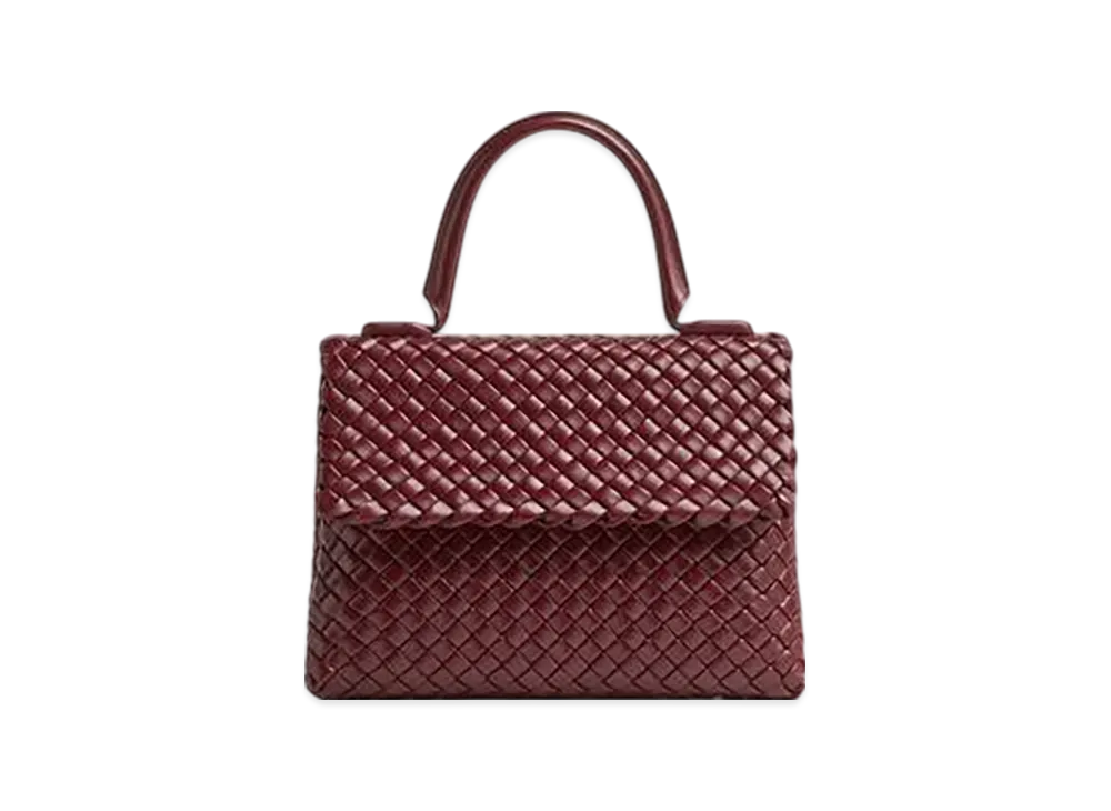 Bottega Veneta Patti Shoulder Bag "Cherry"