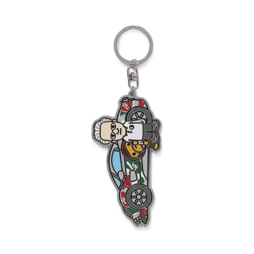 A BATHING APE x PAGANI Camo Keychain "Multi"