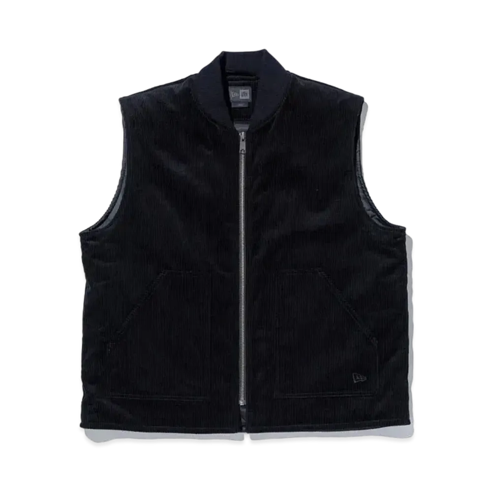 NEW ERA BLACK LABEL FW24 Corduroy Vest "Black"