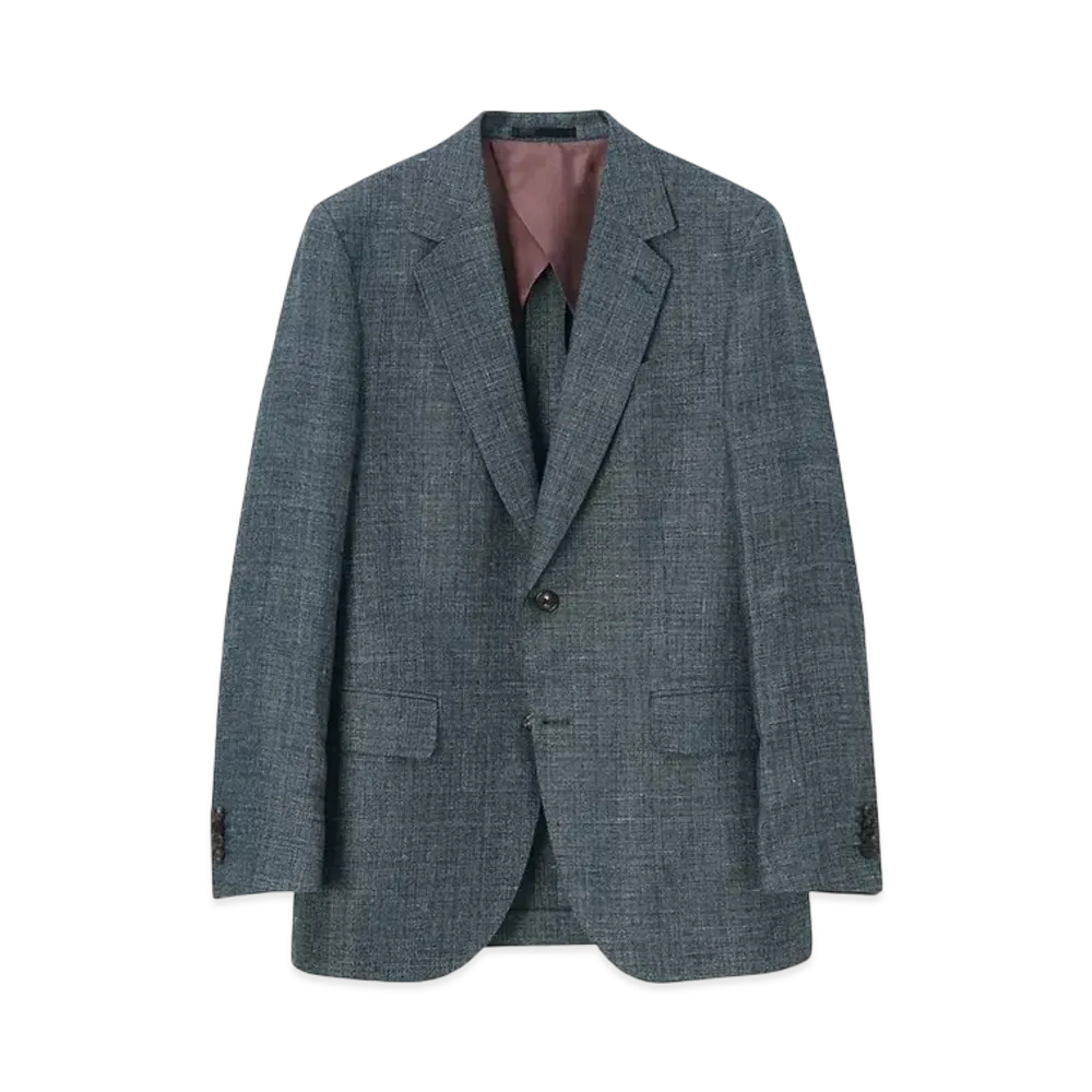 Paul Smith Wool Linen 2B Jacket "DarkGreen"