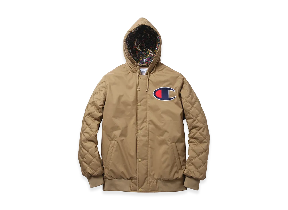 Supreme x Champion Zip Up Jacket "Beige"