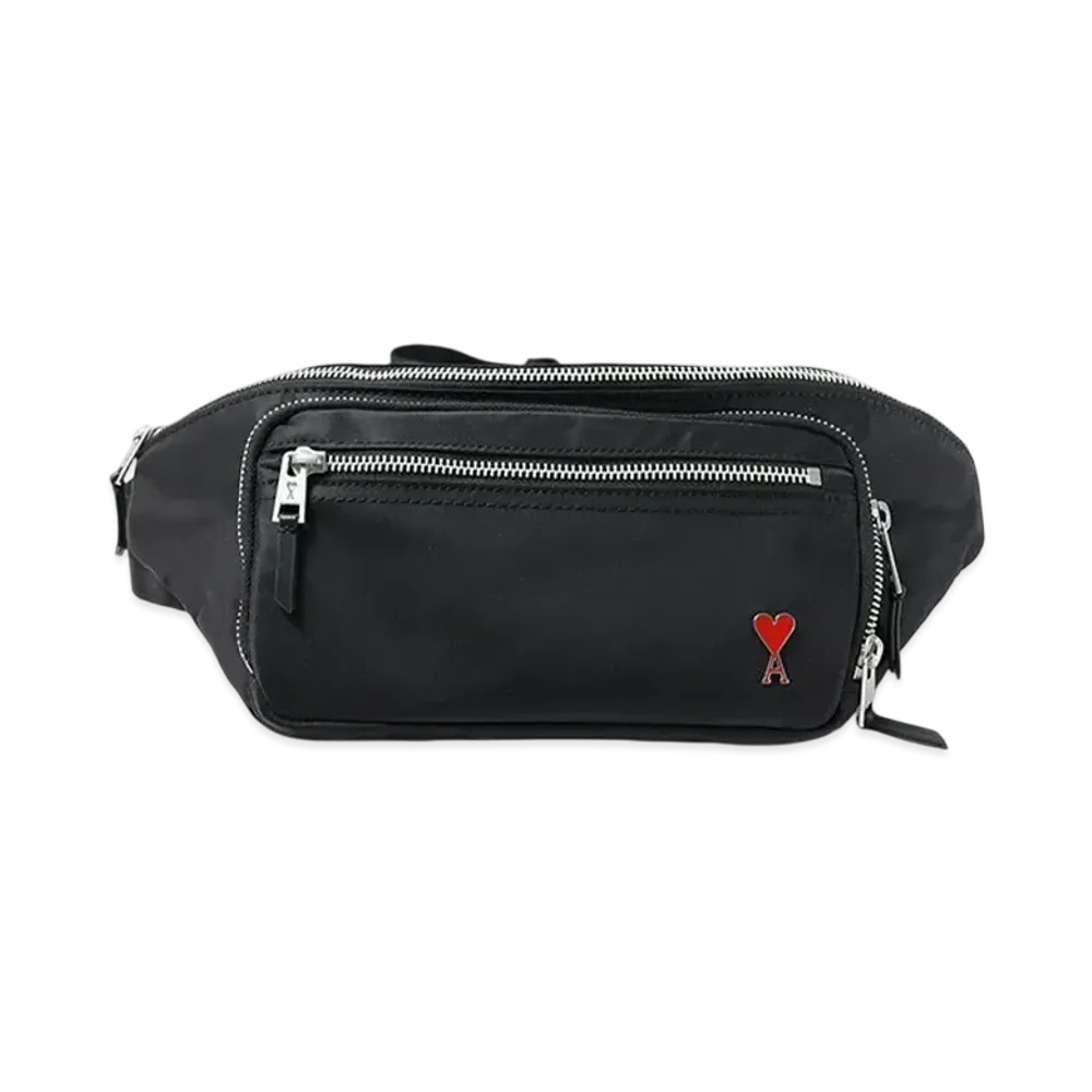 AMI PARIS Ami De Coeur Bumbag ULL "Black"