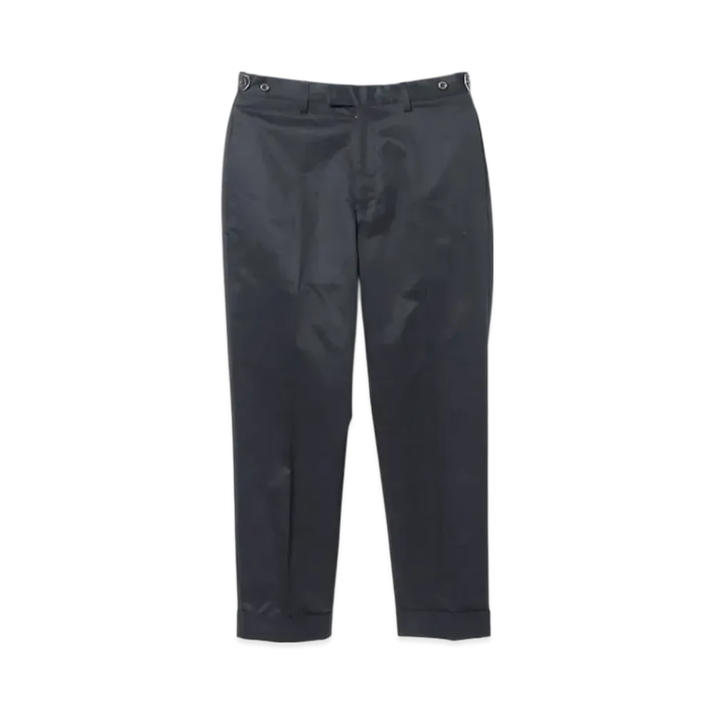 BEAMS IVY Trousers Ankle Cut 80/3 Twill "Navy"