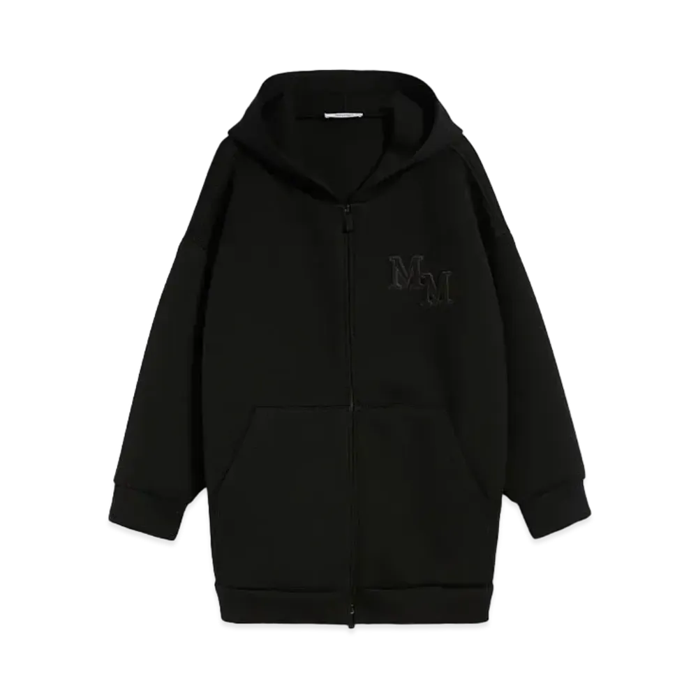 Max Mara Obbia Technical Jersey Parka "Black"